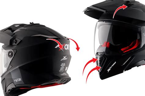 Axor X-Cross Dual Visor Helmet