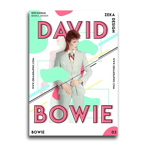 David Bowie Poster Collection Zeka Design