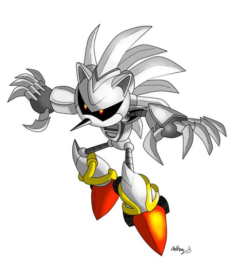 Silver Sonic Mk 3 By Nextgrandcross On Deviantart