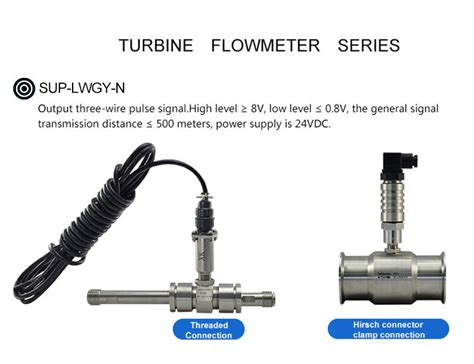 Turbine Flowmeter Flange Connection High Accuracy Supmea Supmea