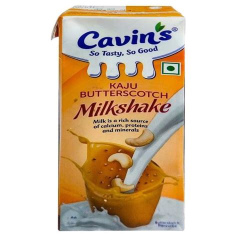 Cavin S Kaju Butterscotch Milkshake 200 Ml Tetra Pak Jiomart