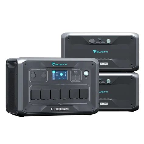 Bluetti Ac X B Portable Power Station Combo