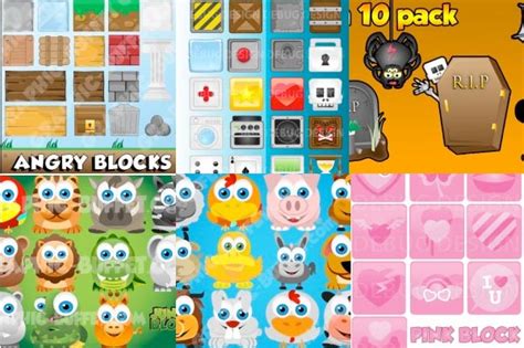 Blocks Multipack | Game Graphics for Block Games | Graphic Buffet