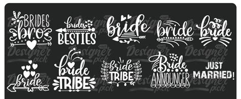 1300 Wedding Svg Bundle Best Quality Design Bundle