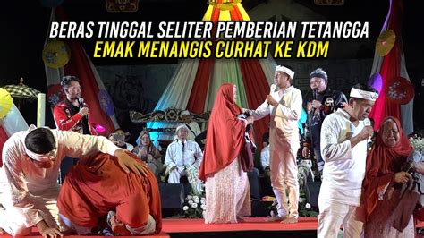 BERAS DI RUMAH TINGGAL 1 LITER PEMBERIAN TETANGGA EMAK MENANGIS SAAT