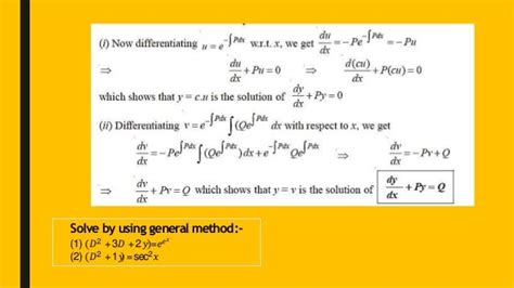 Higher order differential equation