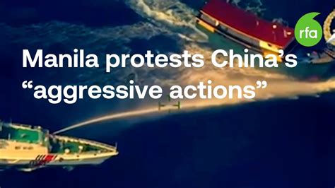 Manila Protests Chinas Aggressive Actions South China Sea Radio