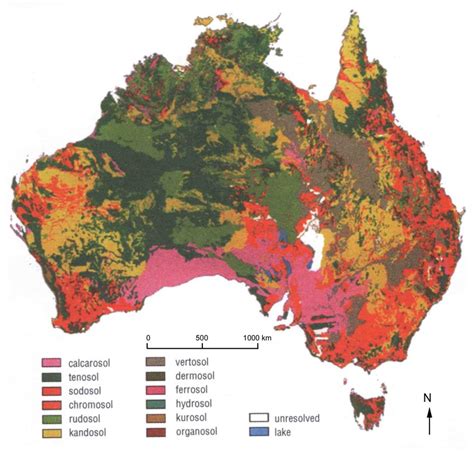 2 The Distribution Of Australian Soils According To The Australian