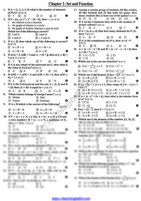 SOLUTION Ssc Ev Higher Mathematics 1st Chapter Mcq Note Studypool