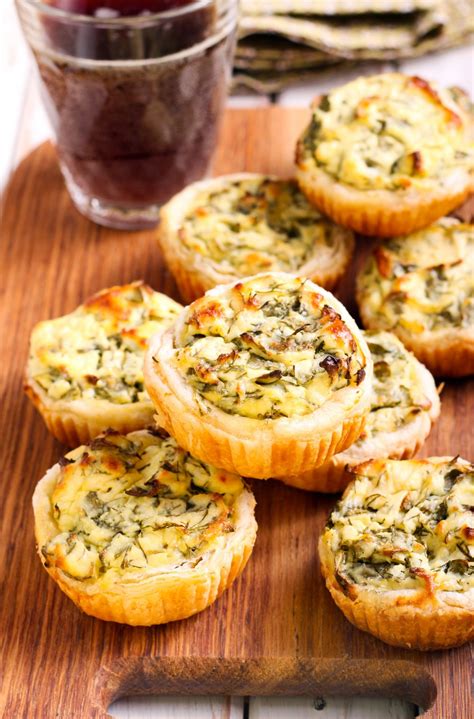 Doof Food Mini Quiches La Feta Et Aux Herbes