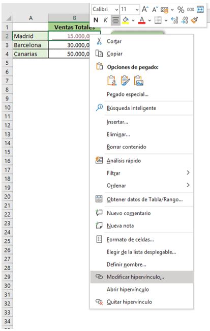 Cómo crear vínculos en Excel Excelyfinanzas