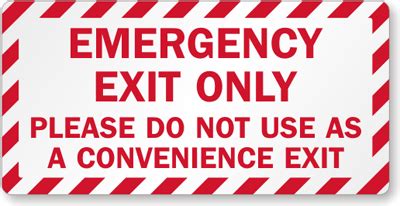 Printable Emergency Exit Only Sign – Free Printable Signs, 59% OFF