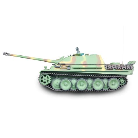 Scale Tk Henglong Jadpanther Rtr Rc Tank Model Ir Smoke