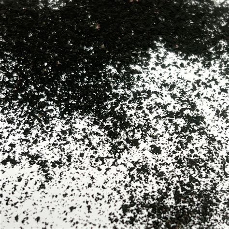 black micro flakes glitter unique