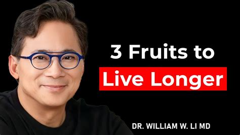 These 3 Fruits Regenerate Stem Cells LIVE LONGER Dr William Li