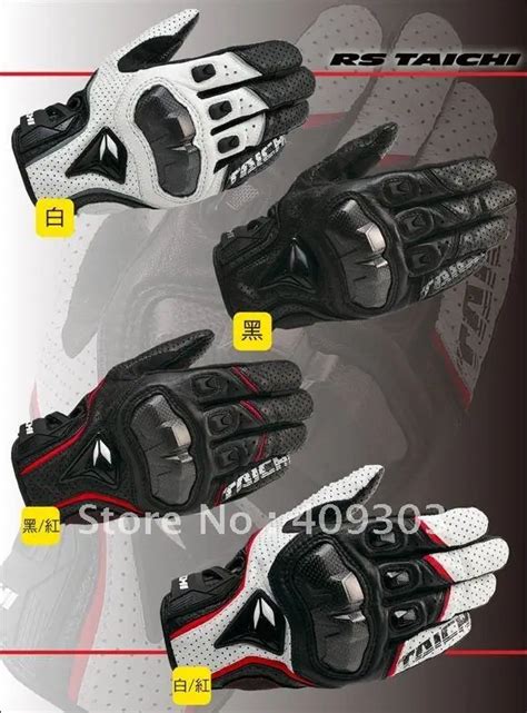 New Arrival Rs Taichi Armed Leather Mesh Glovemotorbike Glovesracing