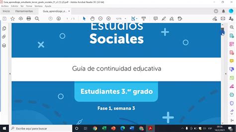 GUIA DE ESTUDIOS SOCIALES 3 SEMANA 3 CON ORIENTACIONES PARA