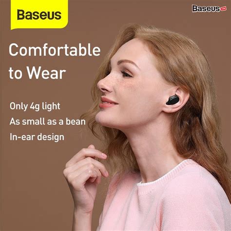 Tai Nghe Bluetooth TWS Baseus Encok True WM01 Plus Wireless Earphones