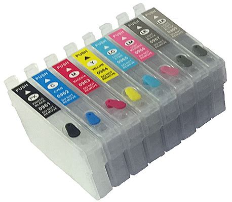 Refillable Cartridge System For Epson Stylus Photo R2400 With Marrutt