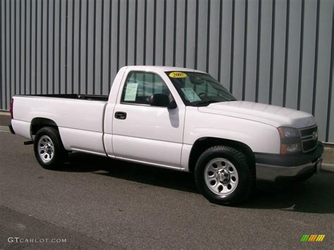 2007 Summit White Chevrolet Silverado 1500 Classic Ls Regular Cab 1085742 Car