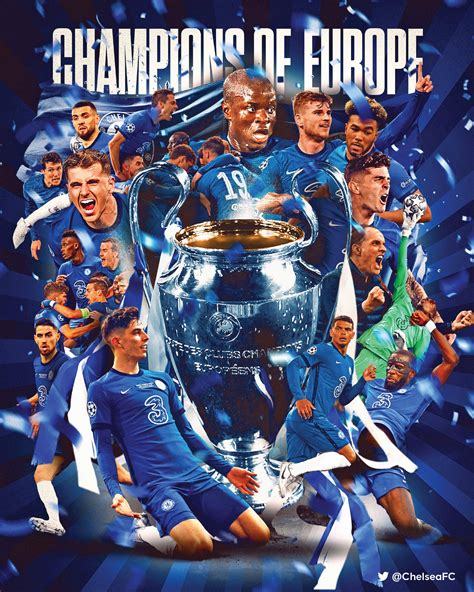 Chelsea Fc On Twitter Champions Of Europe 🏆 Chelseachampions Uclfinal