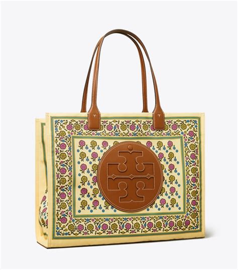 Ella Printed Tote Bag Women S Designer Tote Bags Tory Burch