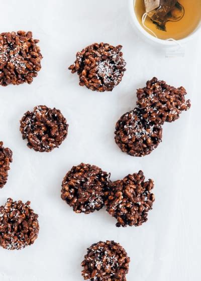 Chocolade Gepofte Rijst Koekjes Uit Paulines Keuken