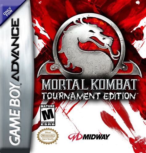 Mortal Kombat Tournament Edition Game Boy Advance Box Cover Art