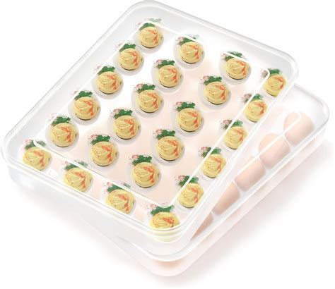 Amazon 3 Pack 90 Count Deviled Egg Containers With Lid And 9 Pcs