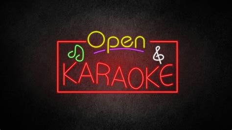 Karaoke Neon Sign Karaoke Bar Neon Sign Karaoke Club Neon - Etsy