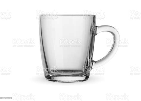 Empty Glass Cup Isolated On White Background Stock Photo Download