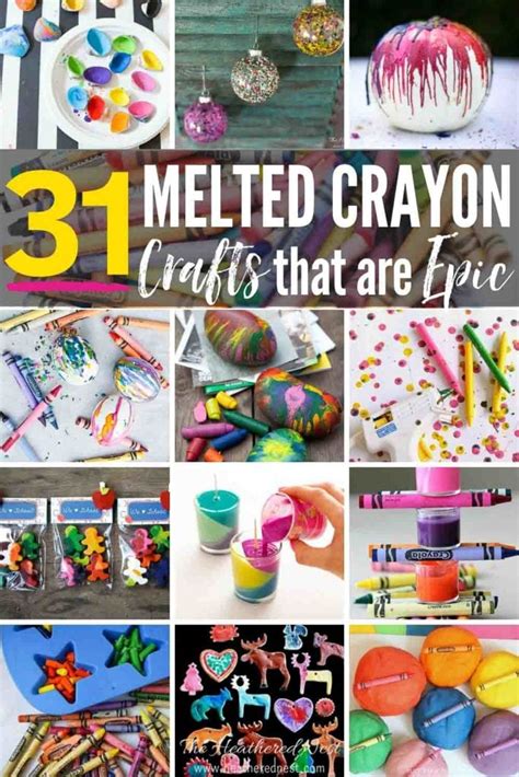 31 Épicas 🖍 Arte Con Crayones Fundidos E Ideas Para Manualidades Wechsel