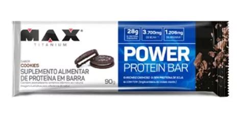 Power Protein Bar 1 Unidad De Galletas De 90 G Max Titanium