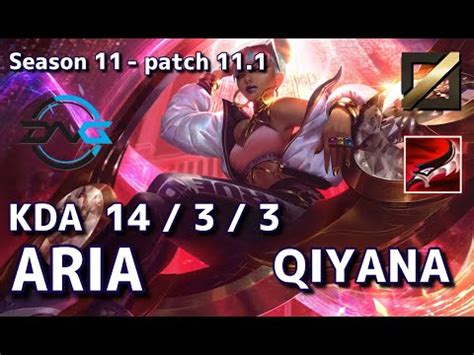 D Dfm Aria Qiyana Vs Yone Mid Patch Kr Ranked