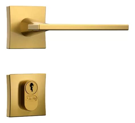 Fechadura Classic 3200 Stam Roseta Quadrada Gold Externa 55 Frete grátis