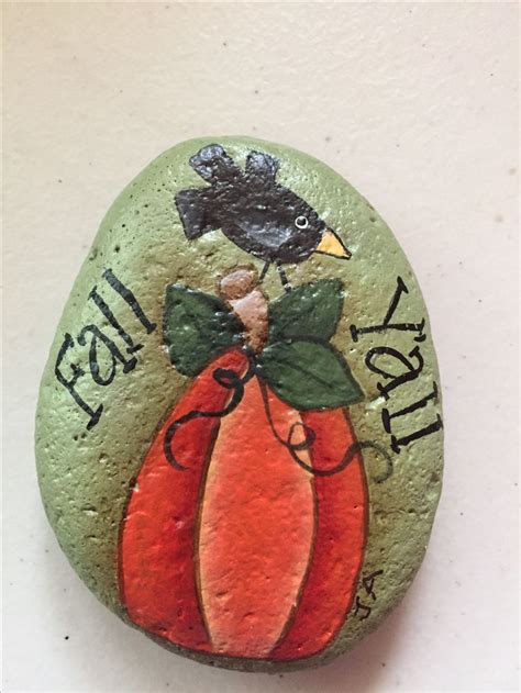 Pin By Dianne Pilatowski On Fall Rock Ideas Rock Painting Art Fall