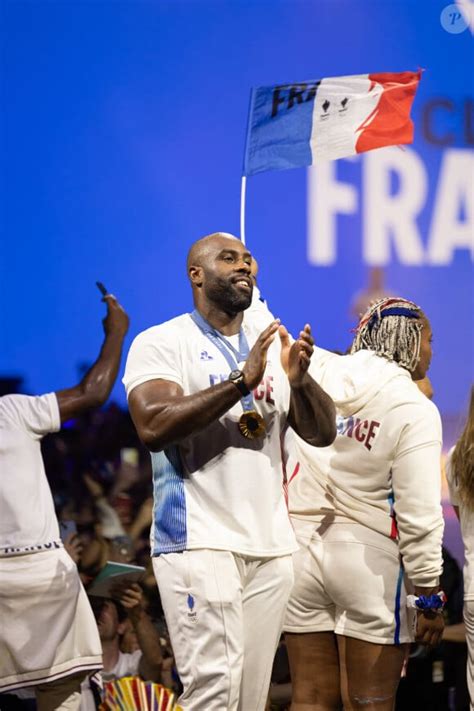 Photo Teddy Riner Romane Dicko Medaille D Or Judo Par Quipe Les