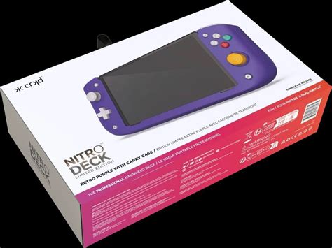 Käsikonsoli Nitro Deck Limited Retro Purple Edition Nintendo Switch