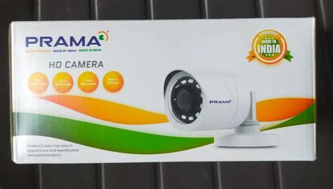 Prama HD Bullet CCTV Camera For Outdoor Use Day Night Vision At