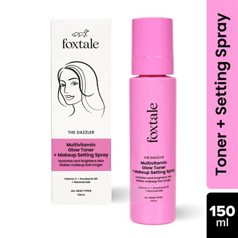 Buy Foxtale The Dazzler Multivitamin Glow Toner + Makeup Setting Spray ...