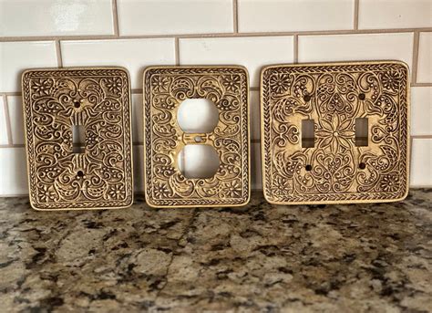 Switch Plates Light Switch Cove Outer Covers Antique Bronze Plug