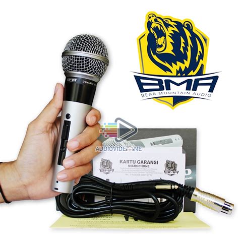 Jual Microphone Bma Sr Mic Kabel Mikrofon Vokal Mik Karaoke Original