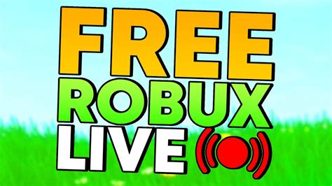 Giving Robux To Every Viewer Live Free Robux Live Roblox