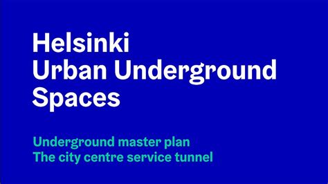 Helsinki Urban Underground Spaces Youtube