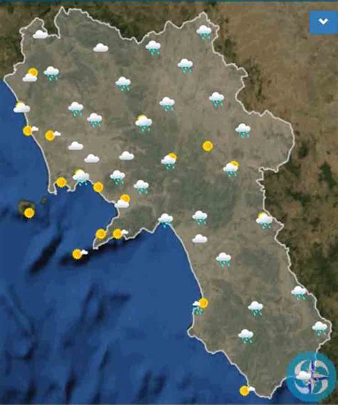 Meteo Salerno Oggi Mercoled Marzo Piogge E Schiarite Meteoweek