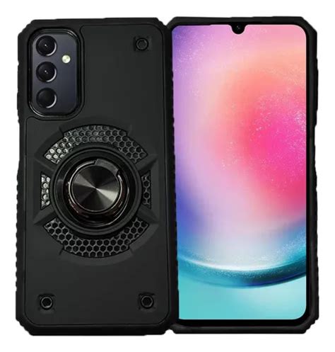 Funda Escudo Uso Rudo Con Anillo Para Samsung Galaxy A24 5g Meses Sin