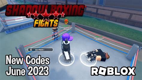 Roblox Shadow Boxing Fights New Codes June 2023 Youtube