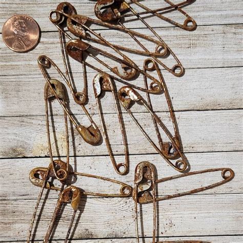 Antique Safety Pin Etsy