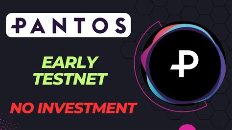 Pantos Testnet Easy Steps With No Investment Potential Airdrop Youtube