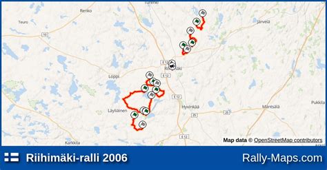 Streckenverlauf Riihim Ki Ralli Rallyekarte De